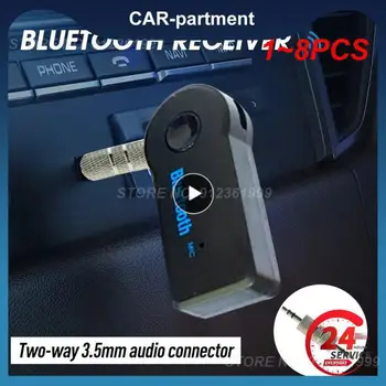 1~8PCS Bezdrôtové Bluetooth Prijímač, Adaptér 4.1 Stereo 3,5 mm Jack pre Auto Hudbu, Audio Aux Headset Príjem Pre Slúchadlá