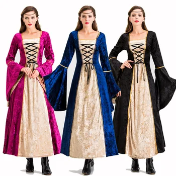 2023 nové Európskom štýle retro súd sukňa Európskej stredovekej dlhé sukne princezná aristokratickej oblečenie