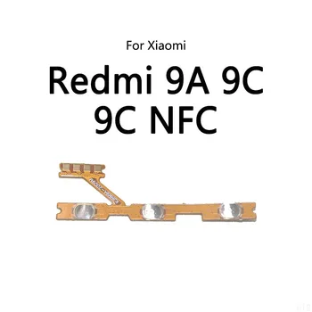 50PCS/Veľa Pre Xiao Redmi 9 9A 9C NFC Tlačidlo Power Prepínač Hlasitosti, Mute On / Off Flex Kábel