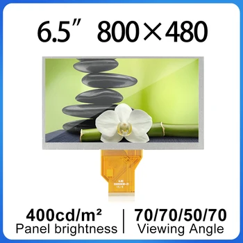 6.5 Palcový LCD panel 800*480 rozlíšenie LCD Displej Jas Obrazovky 400 AT065TN14