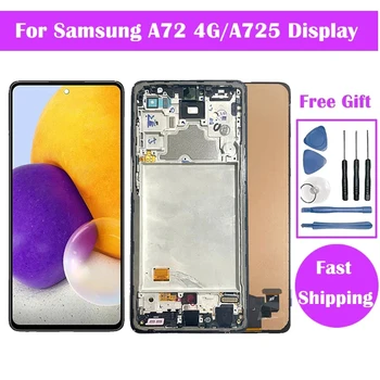 AAA incell Pre Samsung Galaxy A72 4G Displej LCD Dotykový Displej Digitalizátorom. Montáž Opravy Dielov Pre Samsung A725F A725F/DS A725M