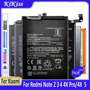 Batérie Pre Xiao Redmi Poznámka 5 4 4X Pro 3 2 Pozn.2 Note3 Náhradná Bateria BN45 BN43 BN41 BM46 BM45 Lítium-Polymérovej Batérie