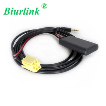 Biurlink Pre Blaupunkt Auto Stereo 6Pin AUX, V Bezdrôtovej Bluetooth Hudobný Prijímač a 3,5 mm Audio Kábel pre Fiat Bravo Panda, Punto