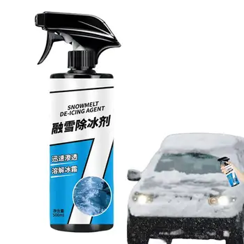 De-icer Sprej De Ice Defroster Pre Auto Window Cleaner Auto čelné Sklo Deicing Sprej 500 ml Deicer Sprej Proti Freeze Na Auto