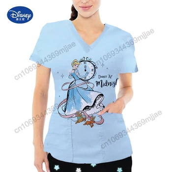 Disney Vrecku tvaru Pohodlie Graphic Tee Grafické T Košele Dámske Topy a Blúzky Ženy Lete Roku 2023 T Shirt Y2k T-shirt Žena