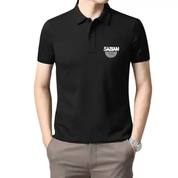 Golf nosiť muži Sabian Bicie Bubny Cimbal Logo Black Mens Na 011941 polo tričko pre mužov