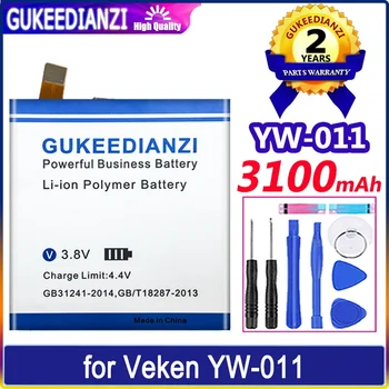 GUKEEDIANZI Batérie 3100mAh/3600mAh pre Veken YW-011 YW011 YW-014 YW014 kontakty batérie