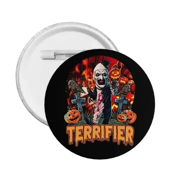 Halloween Horror Movie Terrifiers Pin Späť Tlačidlá pre Batoh Prispôsobiteľné Odznaky, Brošne Pinback