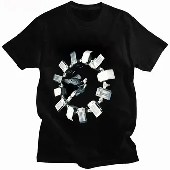 Interstellar Film Starship T Shirt Mužov Letné Krátke-sleev T-shirt Streetwear Y2k Kawaii Oblečenie Harajuku 4XL