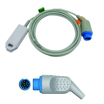 Kompatibilné Newtech NT3A Digitálny Monitor. Opakovane Spo2 Senzor Senzor Kyslíka v Krvi, Konektor, Spo2 Senzor Kábel pre Pulzný Oximeter