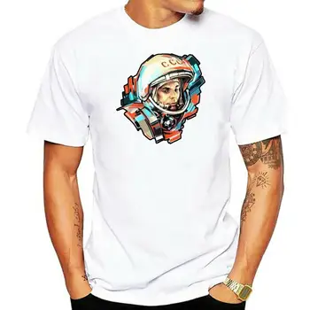 Módne Letné Bavlnené Tričká REPUBLÍK Sovietskeho Vesmírneho Programu Gagarin Rusko T Shirt pánske Hip Hop Tričká Topy Harajuku Streetwear
