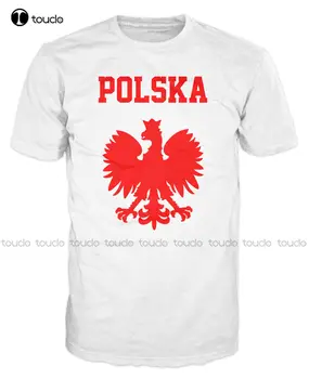 Najnovšie List Tlač Hip Hop Novinka T Košele pánske Oblečenie Značky Polska White Eagle Poľsko poľská Bežné Spôsobilosť Topy Tees