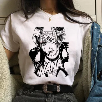 nana anime Tee ženy komické tričko žena grafickej anime streetwear oblečenie