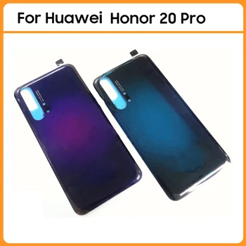 Nové Pre Huawei Honor 20 Pro Batéria Zadný Kryt Zadného Skla Dverí Panel Honor20 Batérie Bývanie Prípade Lepiacou Nahradiť