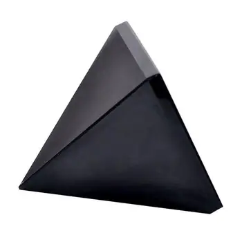Obsidian Pyramída, Obývacia Izba, Prírodný Krištáľ Kameň Obsidian Pyramídy Ozdoby