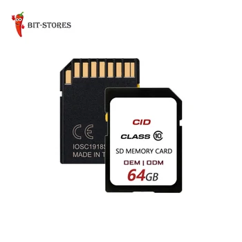 OEM 64 G SD kartu ODM 128 GB pamäťová karta 32GB UHS-I na pamäťovú kartu flash, 128 gb kapacitou 512 gb diskom vysokej rýchlosti až do 90M zmeniť CID veľkoobchod čierna