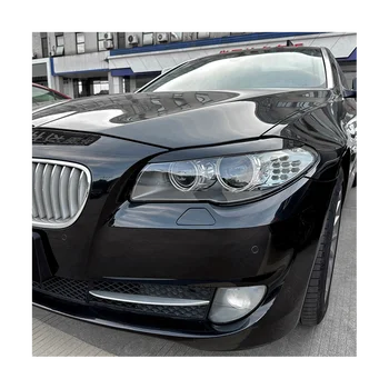 Pre BMW 5-Series F10 F11 Skoro 2011-2014 Lesklý Čierny Predný Kryt Svetlometu Obloha Pásy Obočie Kryt Výbava Nálepky