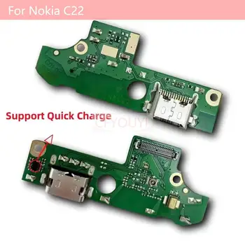 Pre Nokia C22 Nabíjačku USB Nabíjací Port Konektor Doku Rada Flex Kábel Súčasťou