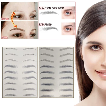 Profesionálne 6D Tetovanie Obočia Nálepky Bionic Nepremokavé Dlhotrvajúci Obočie Semi-Permanent make-up Oči Kozmetika