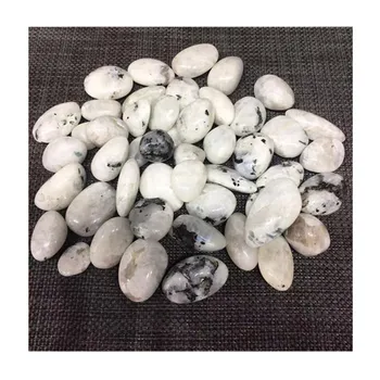 Prírodná Biela Moonstone Rozhádzané Crystal Liečivé Kamene Na Ozdobu