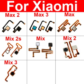 Snímač odtlačkov prstov Flex Kábel Pre Xiao Mi Max Mix 2 3 2s Domov Dotknite sa Tlačidla Flex Páse s nástrojmi Náhradné Diely