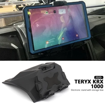 Telefón Majiteľa Black Elektronické Zariadenie, Držiteľ Úložný Box Prípade UTV Doplnky Na Kawasaki Teryx TERYX KRX 1000 2020-2023