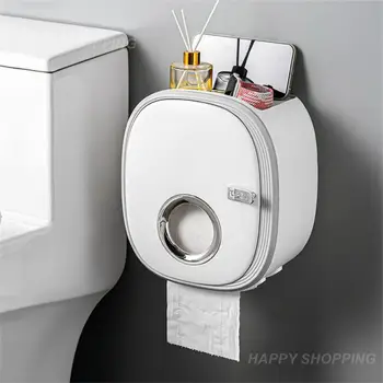 Toaletný Papier Kontajner Držiteľ Tkaniva Box Na Stenu Kúpeľňa Organizátor Príslušenstvo Zásuvky Rolka Papiera Polica Luxusné Úložný Box