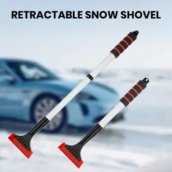 Trvalá Snehová Lopata Univerzálny Zdvíhateľnej Auto Ľad Škrabka s Penové Rukoväte Auto Ice Breaker Funkcie Multifunkčné Sneh na Aute