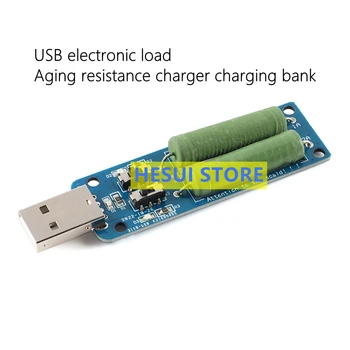 USB elektronické Záťaže Starnutiu odolnosť nabíjačku Plnenie banky mobile power test 3A/2A/1A absolutórium