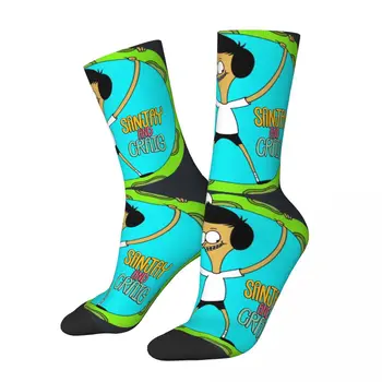 Vtipné Blázon kompresie Ventilátor Ponožky pre Mužov Hip Hop Harajuku Sanjay A Craig Šťastný bezošvá Vytlačené Chlapci Posádky Ponožky