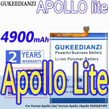 Vysoká Kapacita GUKEEDIANZI Batérie 4900mAh Pre Vernee Apollo Lite/SD456074PE