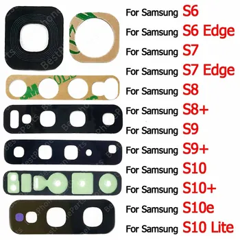 Zadné zadný Objektív Fotoaparátu Sklo Na Samsung Galaxy s rezacím zariadením S10 Lite S10+ S10e 5G S6 S7 Okraji S8 S8+ S9 Plus S9+ Kryt Objektívu