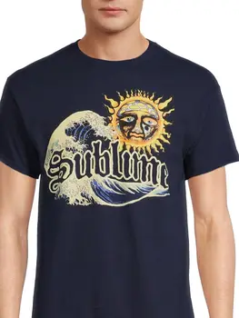 Úžasný Vlny Slnko T-tričko Veľkosť S-3XL L6801A