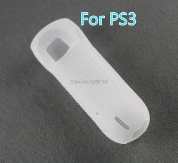 50pcs Mäkké Silikónové Anti-slip Ochranný Kryt Kože Pre PS3 Move Silikónové puzdro Pre Sony PlayStation 3 PS3 Move Motion Controlle