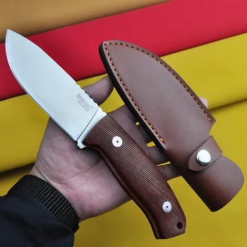 Santos drevená rukoväť zber nôž taliansky M3 vysokú tvrdosť vonkajšie lovecký nôž D2 legovanej ocele púšti prežitie nôž